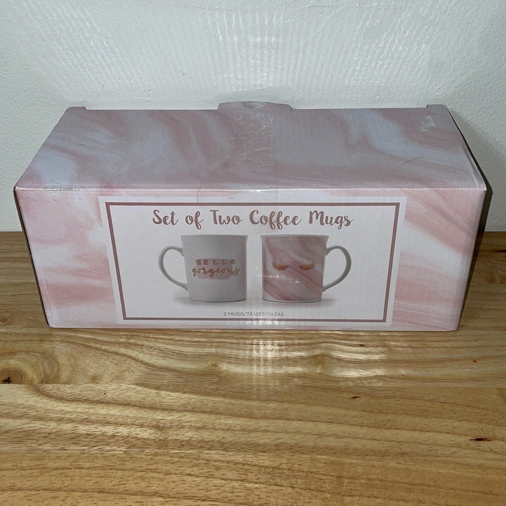 NEW 2 Coffee Cup Mugs Girly Makeup Bridal Fun Bachelorette Home Kitchen Gift - Picture 2 of 6